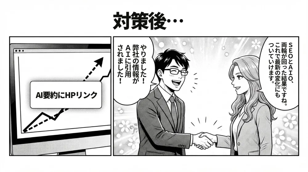 動画・画像・音声などマルチモーダル情報もAI検索の対象になることを示す未来像